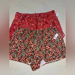 Dip Women’s Sleep Shorts Size‎ 2X Bundle (2)